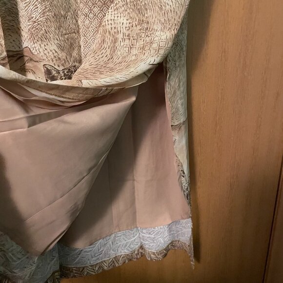 Conrad C Safari Tiger Print 2 piece blouse and skirt (slight sheer) - Picture 12 of 13